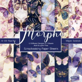 Sumflying Morpho 24PCS Scrapbook Paper & Cardstock