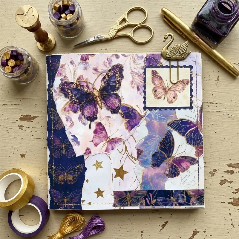 Sumflying Morpho 24PCS Scrapbook Paper & Cardstock Sumflying Morpho 24PCS Scrapbook Paper & Cardstock