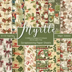 Sumflying Myrtle 24PCS Scrapbook Paper & Cardstock