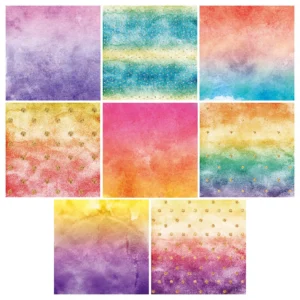 Sumflying Pastel Rainbow 24PCS Scrapbook Paper & Cardstock Sumflying Pastel Rainbow 24PCS Scrapbook Paper & Cardstock