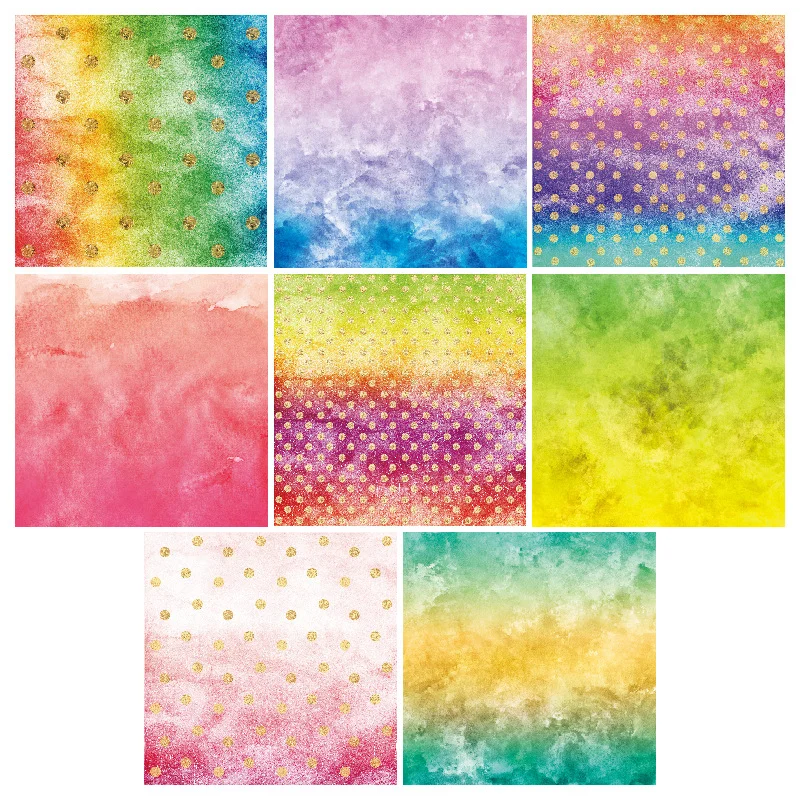 Sumflying Pastel Rainbow 24PCS Scrapbook Paper & Cardstock Sumflying Pastel Rainbow 24PCS Scrapbook Paper & Cardstock
