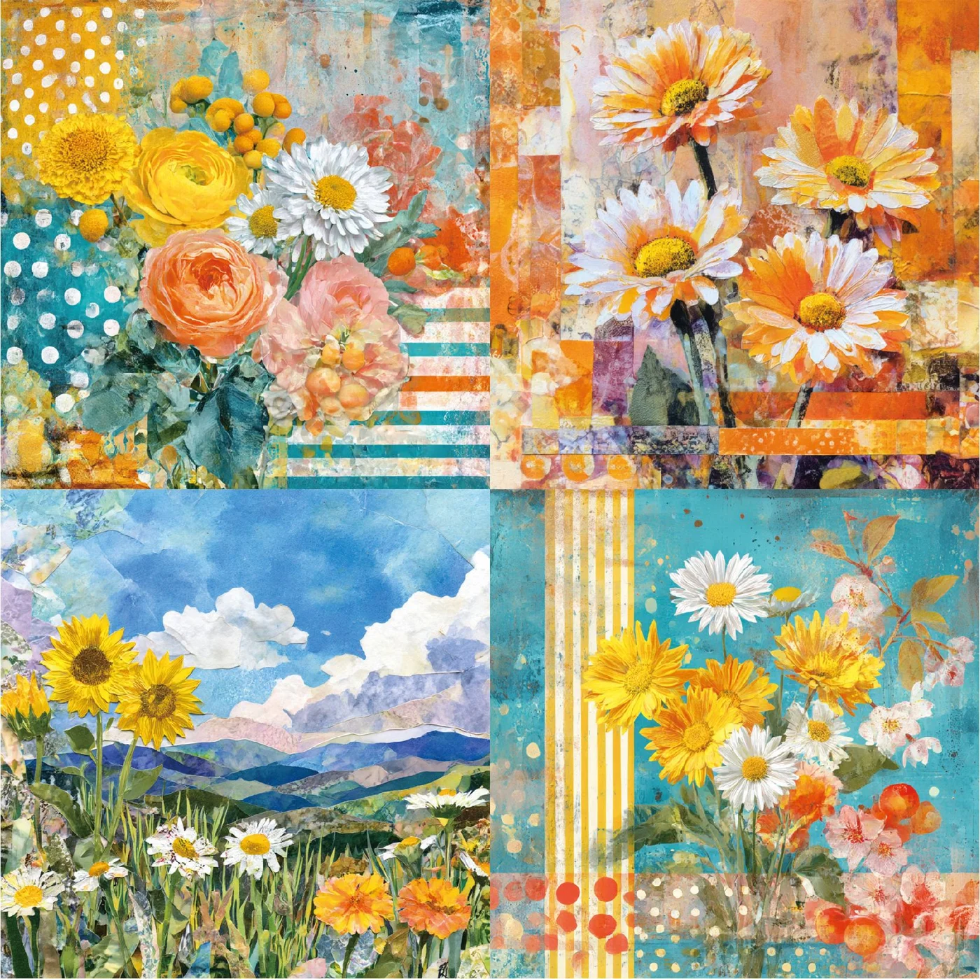 Sumflying Prairie 24PCS Scrapbook Paper & Cardstock Sumflying Prairie 24PCS Scrapbook Paper & Cardstock