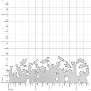 Sumflying Row Of Graduates Cutting Dies Scrapbooking Die-Cuts Detail View - SUM-DM06259