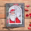 Sumflying Santa Claus Arched Window Cutting Dies Main View - SUM2508-SantaWindow