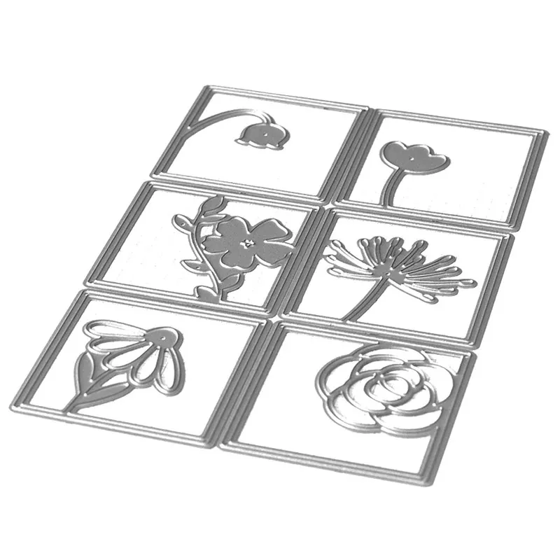 Sumflying Six Flower Frames Metal Die Cuts 3 Sumflying Sumflying Six Flower Frames Metal Die Cuts - product photo 3 of 3