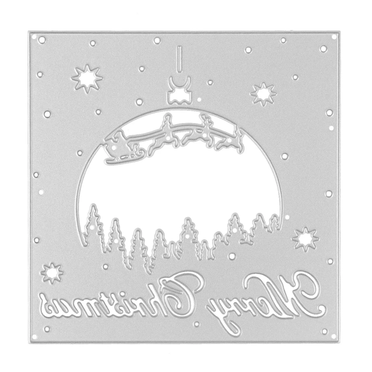 Sumflying Sleigh Stars Forest Silhouette Cutting Dies Sumflying Sleigh Stars Forest Silhouette Cutting Dies Detail View - SUM2509-DM06275