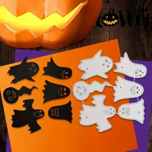 Sumflying Spooky Ghost Cutting Die Cuts Main View - SUM2508-LG24-6956