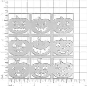 Sumflying Squares Pumpkin Cutting Dies Detail View - SUM2509-DM06273