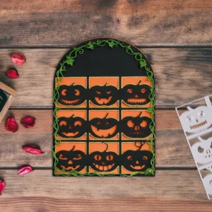 Sumflying Squares Pumpkin Cutting Dies Back View - SUM2509-DM06273