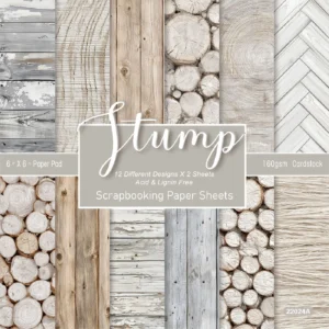 Sumflying Stump 24PCS Scrapbook Paper & Cardstock