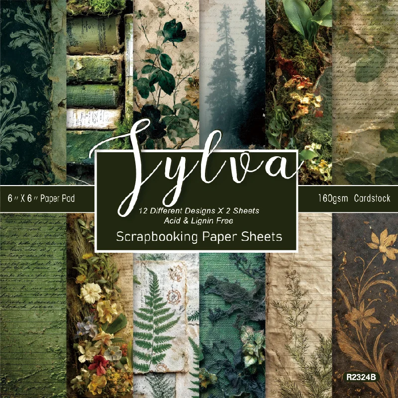 Sumflying Sylva 24PCS Scrapbook Paper & Cardstock Sumflying Sylva 24PCS Scrapbook Paper & Cardstock