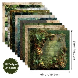 Sumflying Sylva 24PCS Scrapbook Paper & Cardstock Sumflying Sylva 24PCS Scrapbook Paper & Cardstock