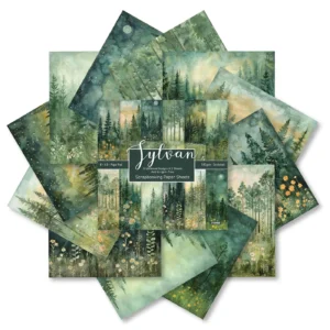 Sumflying Sylvan Forest 24PCS Scrapbook Paper & Cardstock