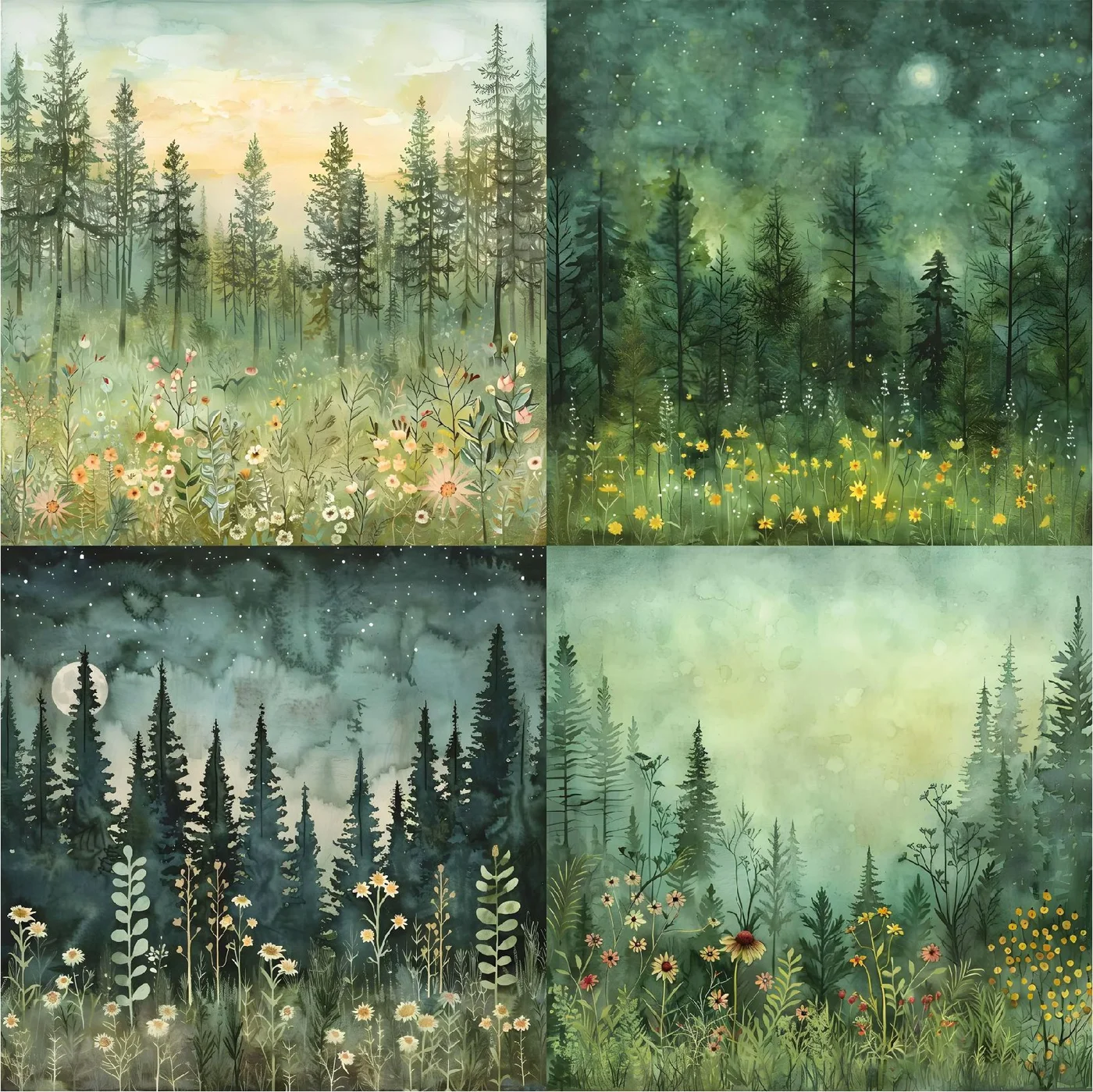 Sumflying Sylvan Forest 24PCS Scrapbook Paper & Cardstock Sumflying Sylvan Forest 24PCS Scrapbook Paper & Cardstock
