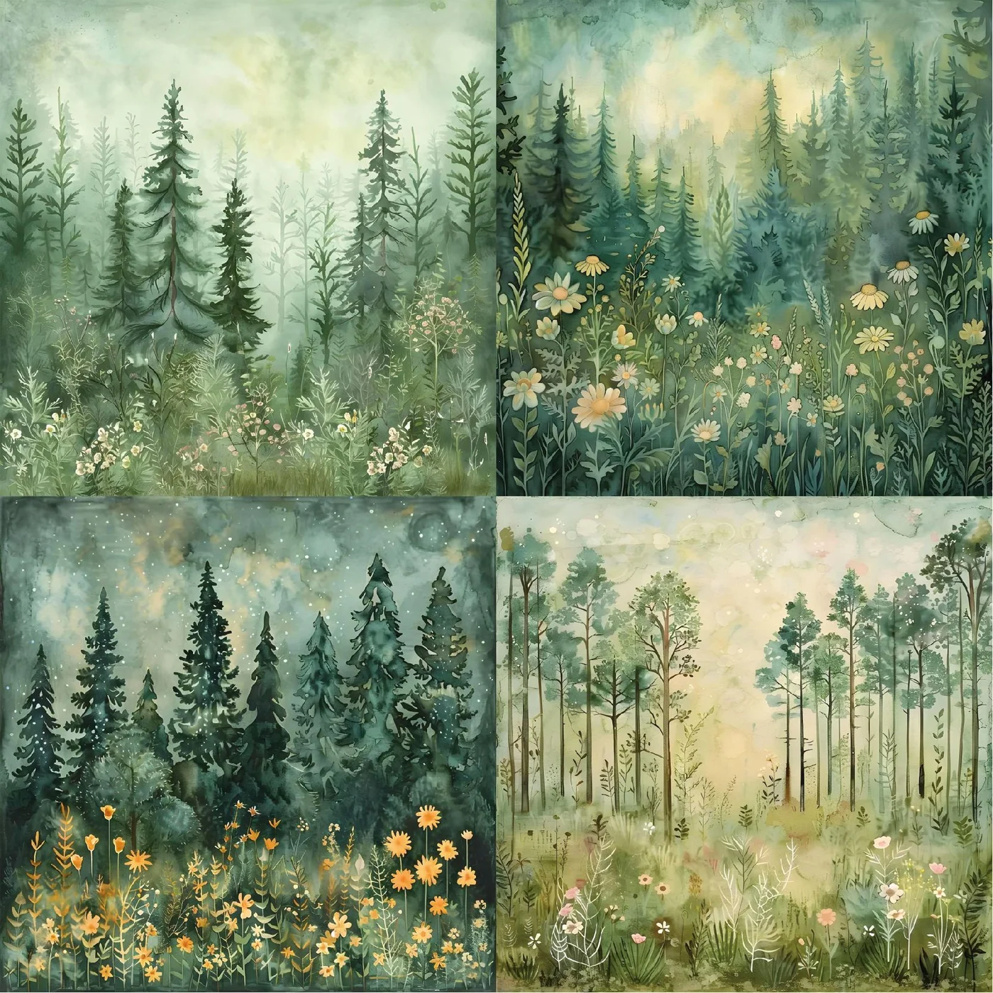 Sumflying Sylvan Forest 24PCS Scrapbook Paper & Cardstock Sumflying Sylvan Forest 24PCS Scrapbook Paper & Cardstock