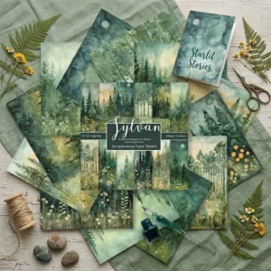 Sumflying Sylvan Forest 24PCS Scrapbook Paper & Cardstock Sumflying Sylvan Forest 24PCS Scrapbook Paper & Cardstock