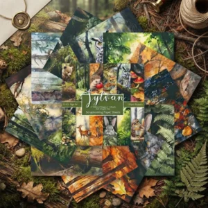 Sumflying Sylvan Woodland 24PCS Scrapbook Paper & Cardstock Sumflying Sylvan Woodland 24PCS Scrapbook Paper & Cardstock