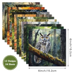 Sumflying Sylvan Woodland 24PCS Scrapbook Paper & Cardstock Sumflying Sylvan Woodland 24PCS Scrapbook Paper & Cardstock