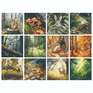 Sumflying Sylvan Woodland 24PCS Scrapbook Paper & Cardstock Sumflying Sylvan Woodland 24PCS Scrapbook Paper & Cardstock