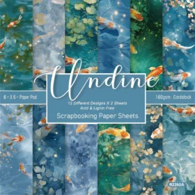 Sumflying Undine 24PCS Scrapbook Paper & Cardstock