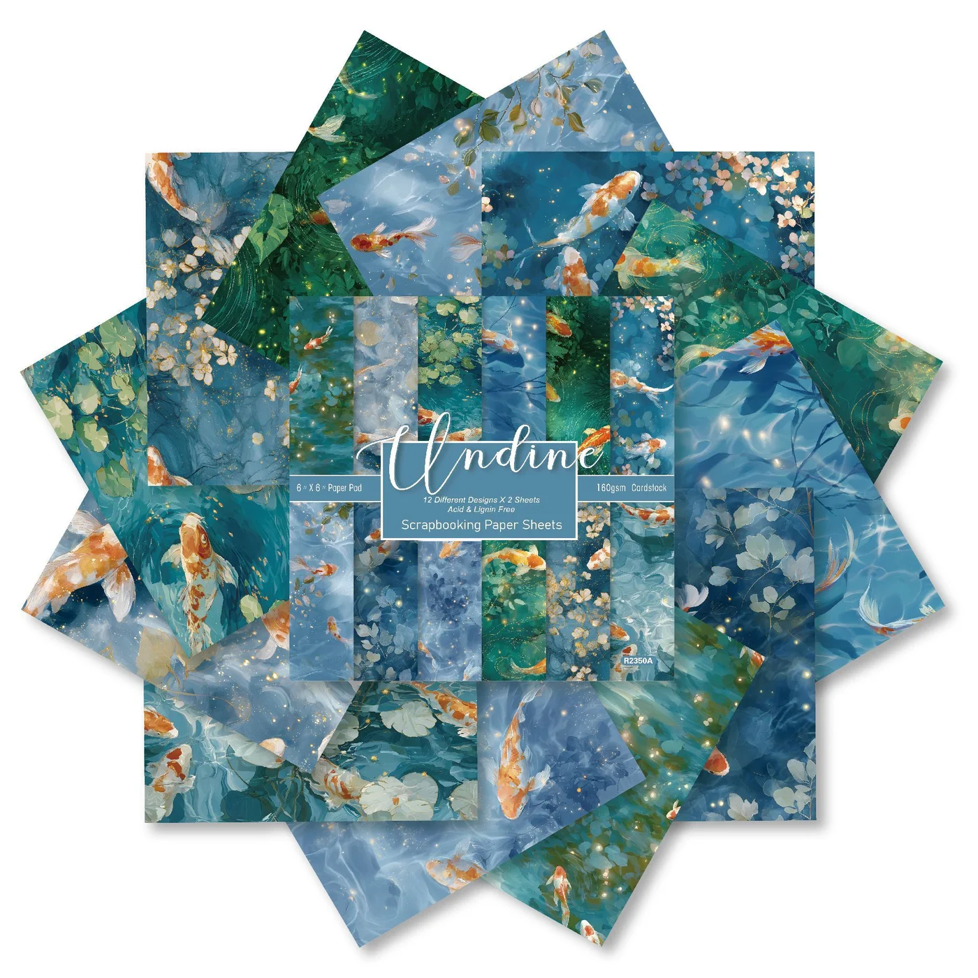 Sumflying Undine 24PCS Scrapbook Paper & Cardstock Sumflying Undine 24PCS Scrapbook Paper & Cardstock