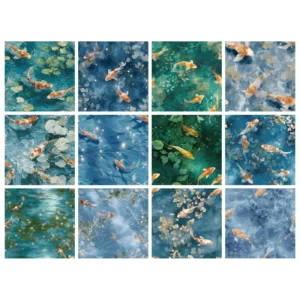 Sumflying Undine 24PCS Scrapbook Paper & Cardstock Sumflying Undine 24PCS Scrapbook Paper & Cardstock