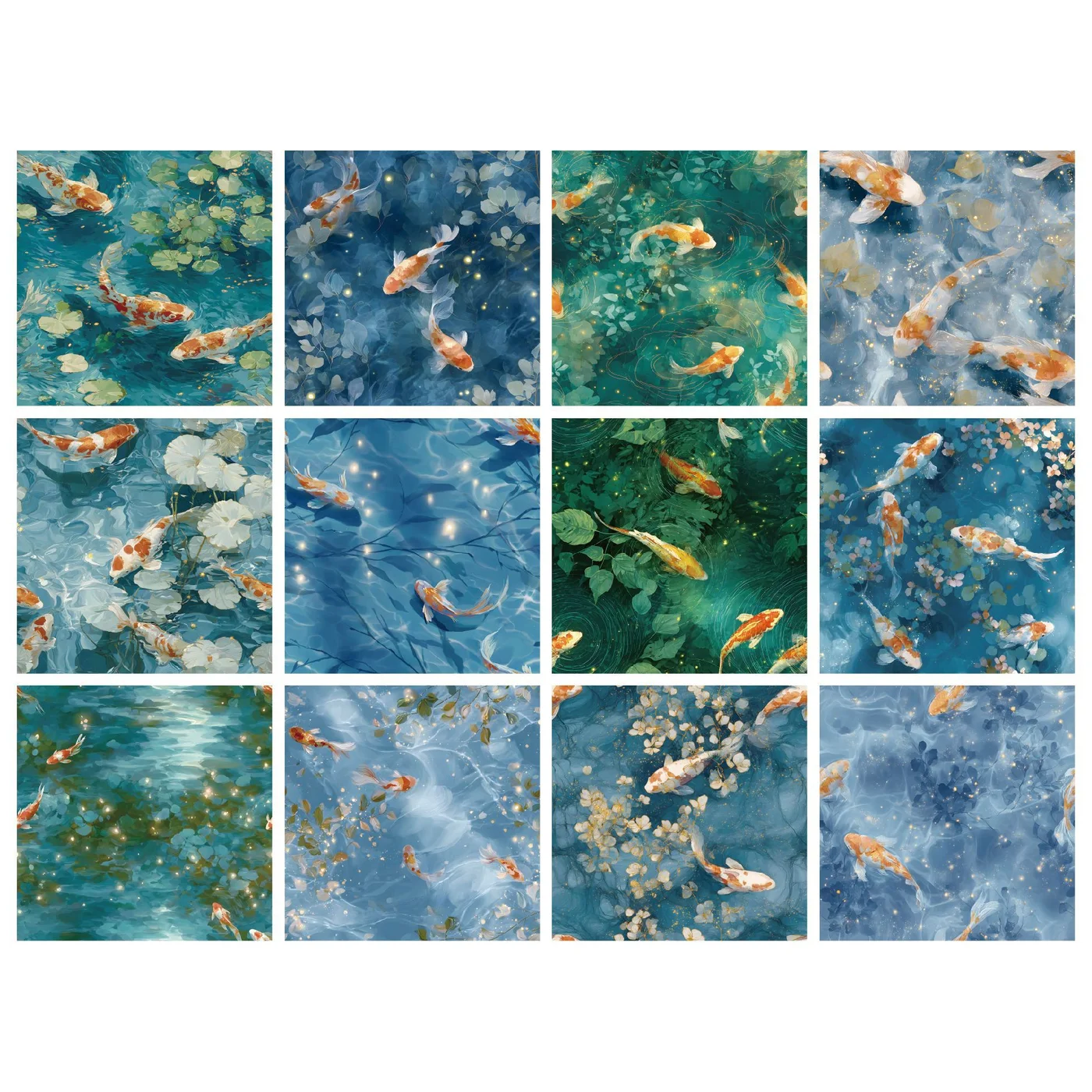 Sumflying Undine 24PCS Scrapbook Paper & Cardstock Sumflying Undine 24PCS Scrapbook Paper & Cardstock