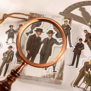 Vintage People Fashion Model Clothes Sticker - Girl, Lady, Man Sumflying Vintage People Fashion Model Clothes Sticker - Girl, Lady, Man