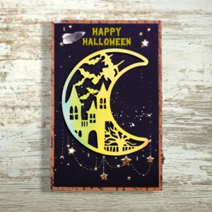 Sumflying Witch Castle Crescent Moon Cutting Dies Scrapbooking Die-Cuts Main View - SUM-D103771-301