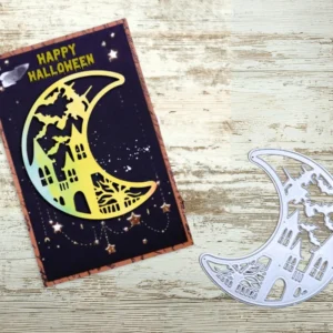 Sumflying Witch Castle Crescent Moon Cutting Dies Scrapbooking Die-Cuts Detail View - SUM-D103771-301
