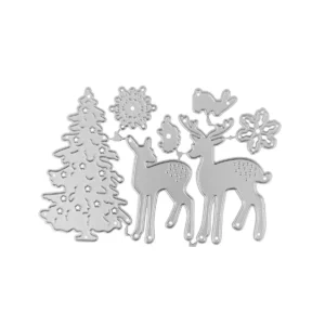 Sumflying Sumflying Wonderland Christmas Deer Cutting Dies - product photo 2 of 9