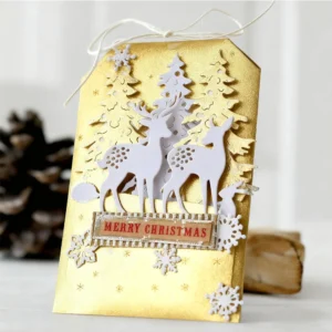 Sumflying Sumflying Wonderland Christmas Deer Cutting Dies - product photo 3 of 9