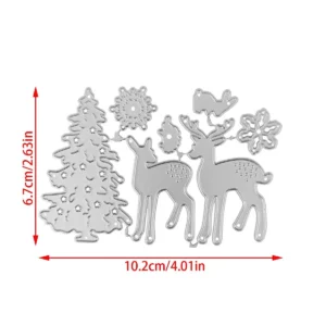 Sumflying Sumflying Wonderland Christmas Deer Cutting Dies - product photo 6 of 9
