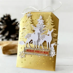 Sumflying Sumflying Wonderland Christmas Deer Cutting Dies - product photo 7 of 9