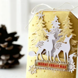 Sumflying Sumflying Wonderland Christmas Deer Cutting Dies - product photo 9 of 9
