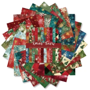 Sumflying Xmas Snow 24PCS Scrapbook Paper & Cardstock