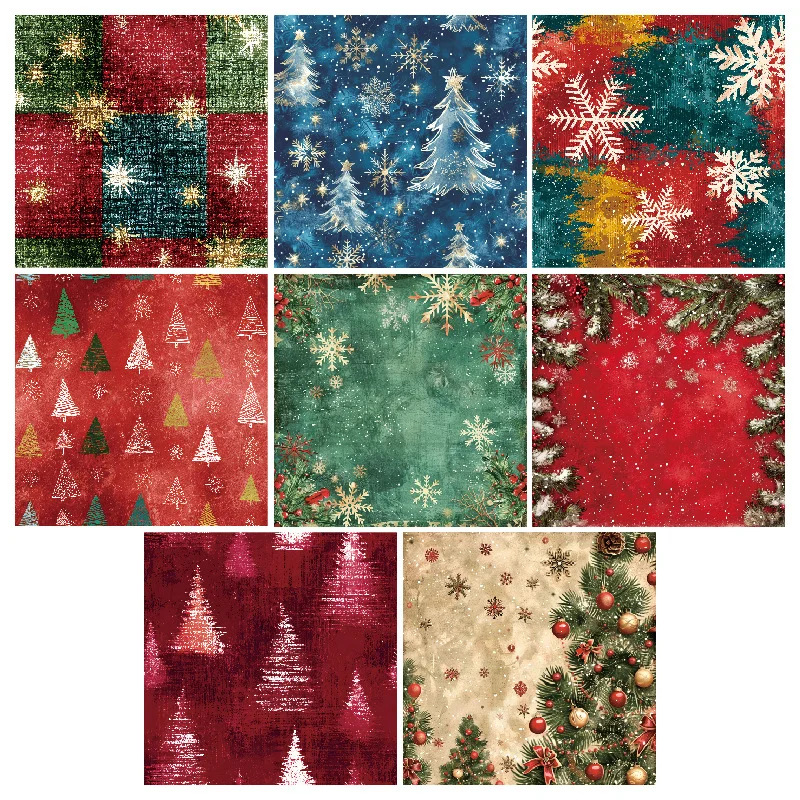 Sumflying Xmas Snow 24PCS Scrapbook Paper & Cardstock Sumflying Xmas Snow 24PCS Scrapbook Paper & Cardstock
