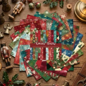 Sumflying Xmas Snow 24PCS Scrapbook Paper & Cardstock Sumflying Xmas Snow 24PCS Scrapbook Paper & Cardstock