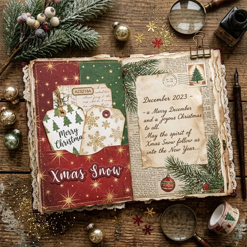 Sumflying Xmas Snow 24PCS Scrapbook Paper & Cardstock Sumflying Xmas Snow 24PCS Scrapbook Paper & Cardstock