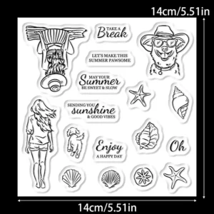 Summer Beach Clear Stamps 1 02