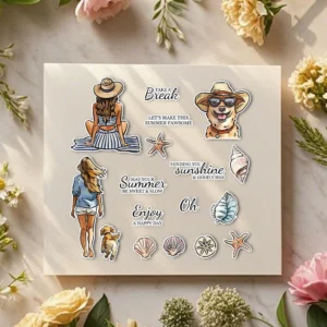 Summer Beach Clear Stamps 1 04