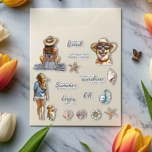 Summer Beach Clear Stamps 1 06
