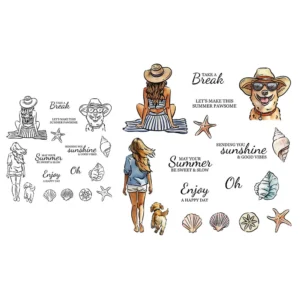 Summer Beach Clear Stamps 1 07