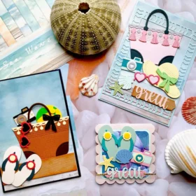 Sumflying Summer Beach Equipment Cutting Dies