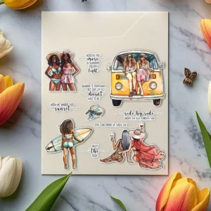 Summer Girl Clear Stamps 05