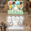 Summer Ice Cream Metal Cutting Dies 00