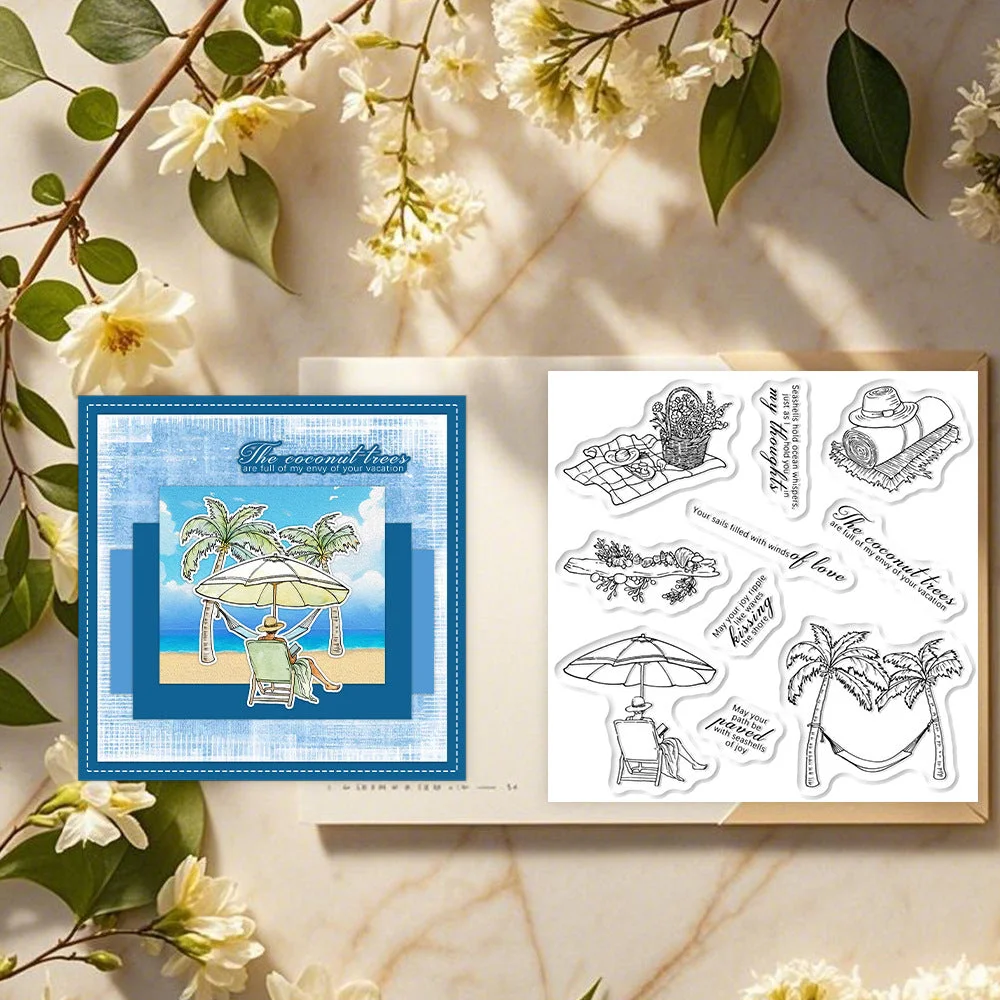 Summer Seaside Vacation Clear Stamps 03 Summer Seaside Vacation Clear Stamps 03