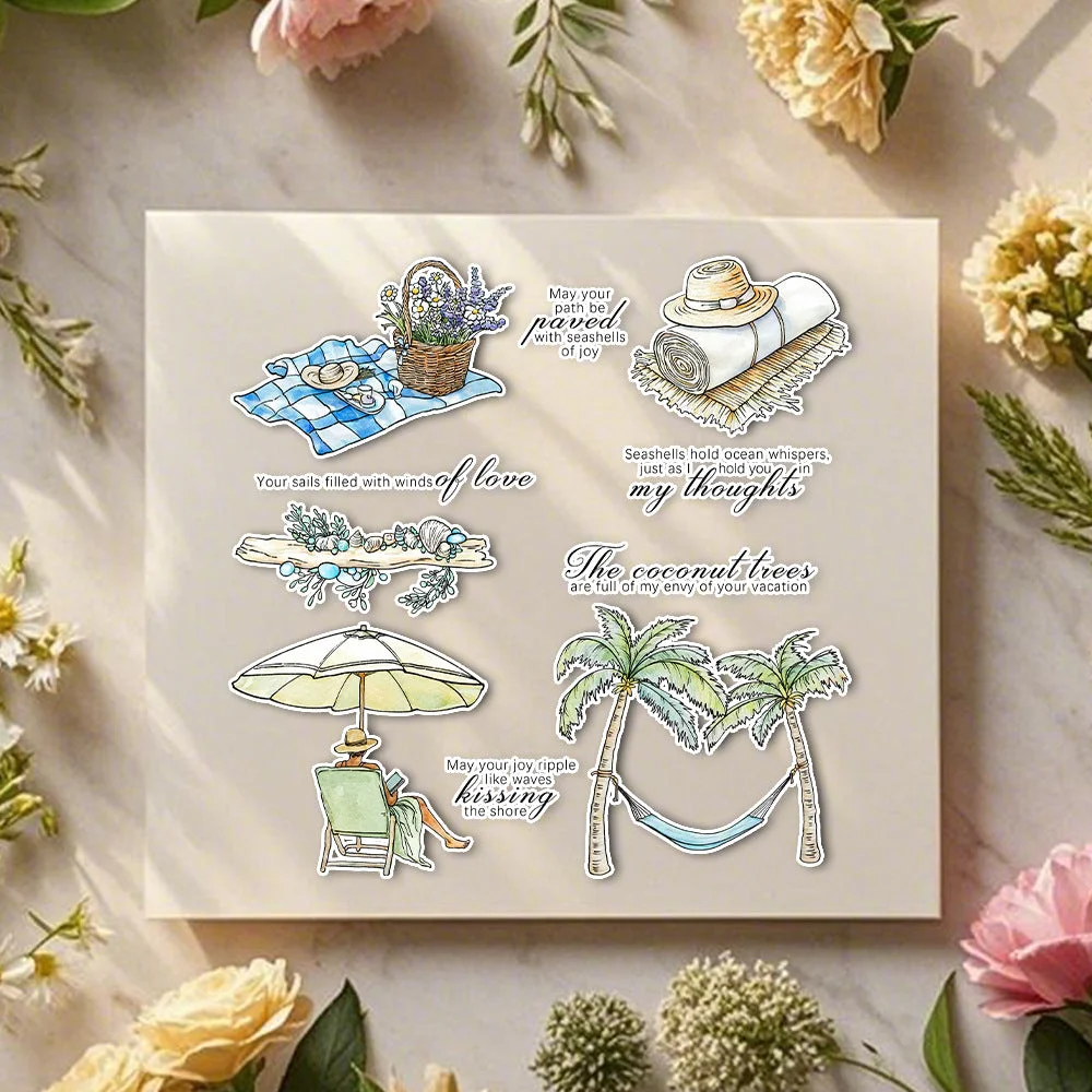 Summer Seaside Vacation Clear Stamps 04 Summer Seaside Vacation Clear Stamps 04