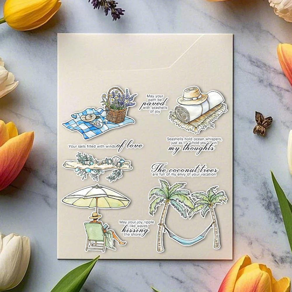 Summer Seaside Vacation Clear Stamps 06 Summer Seaside Vacation Clear Stamps 06