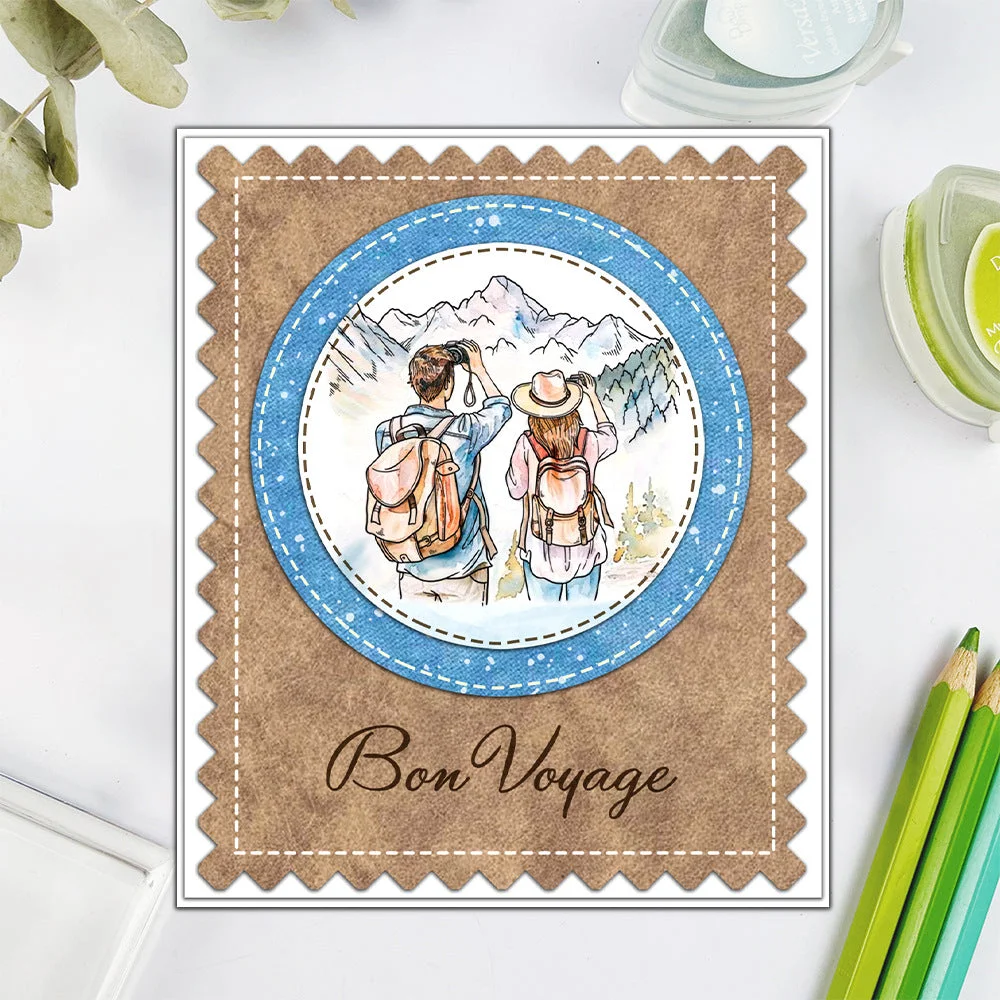 Summer Travel Couple Clear Stamps 04 Summer Travel Couple Clear Stamps 04